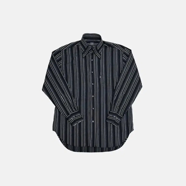 [SOLD OUT] YUKIKO HANAI 옴므 스트라이프 셔츠 일본빈티지