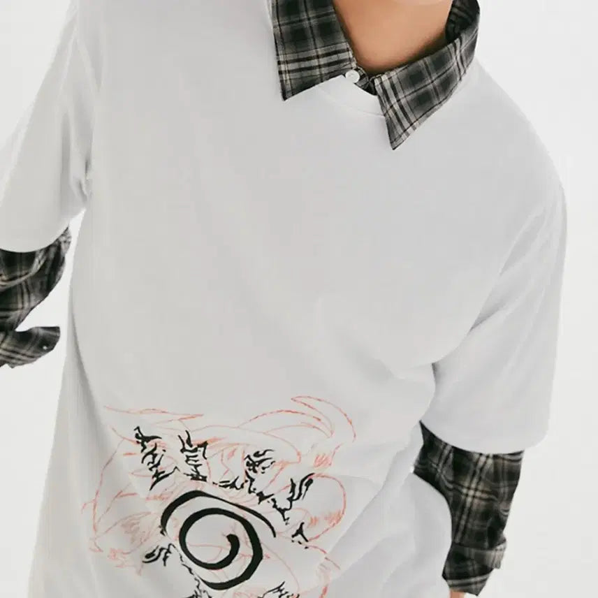 [BUNJANG] SPAO Naruto Collaboration T-shirt Size M / 나루토스파오 2번 티