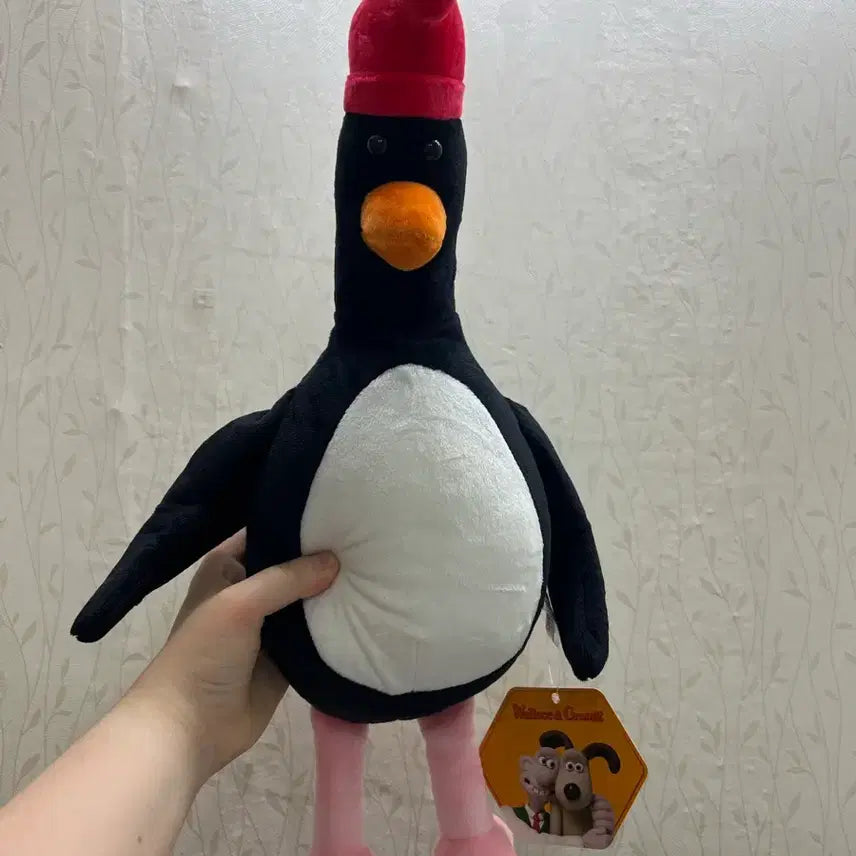 [BUNJANG] Wallace &amp; Gromit Feathers McGraw Plush (Medium) / 월레스와 그로밋 페더스 맥그로 인형 (중형)