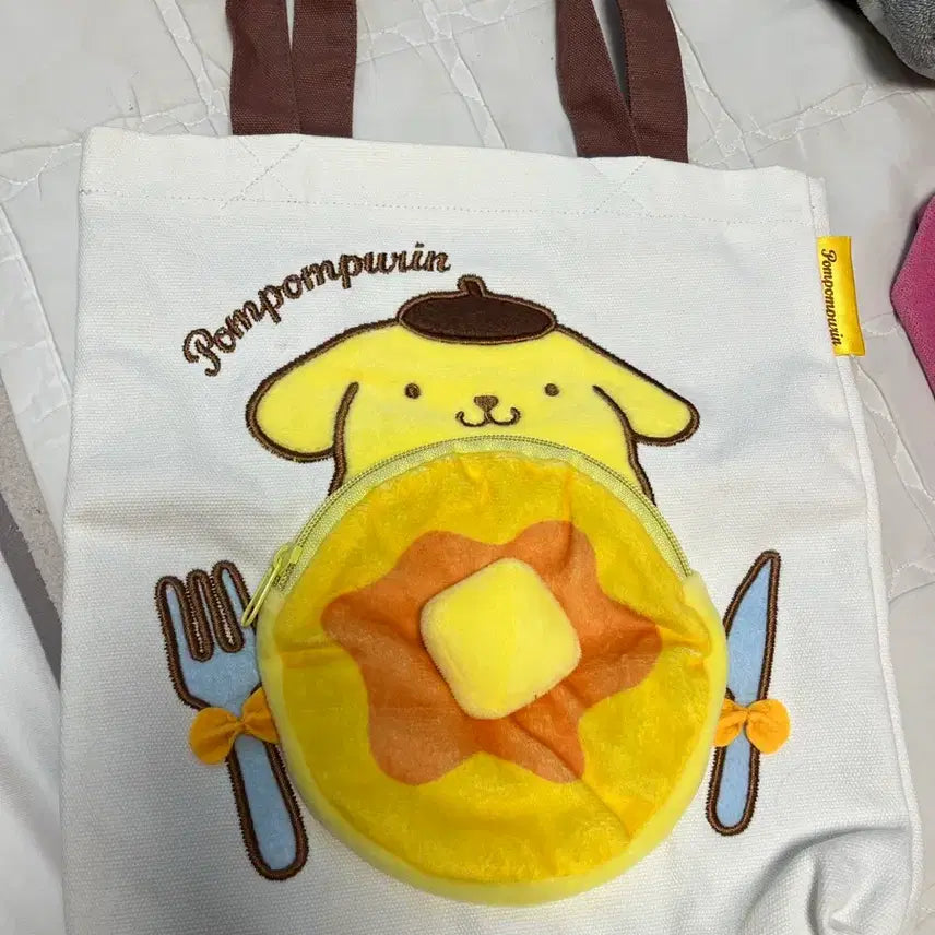 [BUNJANG] Pompompurin Pancake Eco Bag Tote Bag / 폼폼푸린 팬케이크 에코백 토트백 가방