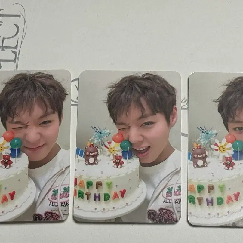 [BUNJANG] Park Jihoon Soundwave Huniday 3-Set Photocard Bundle Set / 박지훈 포카 사운드웨이브 후니데이 3종세트 (일괄o,중복x)