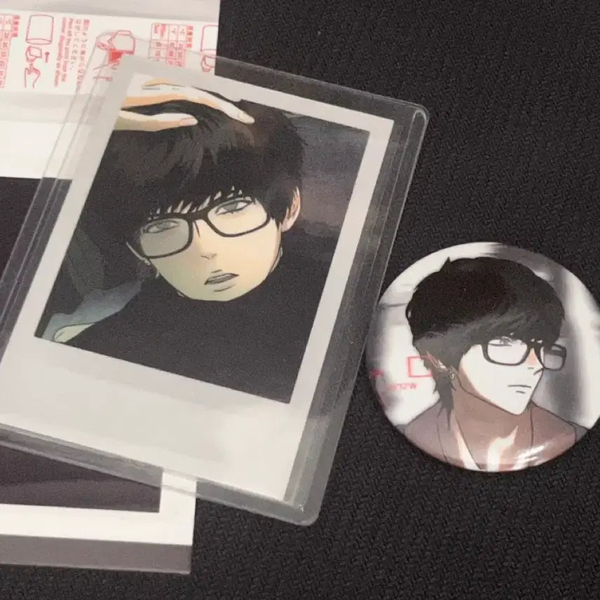 [BUNJANG] Stray Kids Seungmin Photocard &amp; Can Badge Bundle / 해피투게더 비온아넥스 콜라보 카페 특전 폴라 폴라로이드 안경 승민 캔뱃지