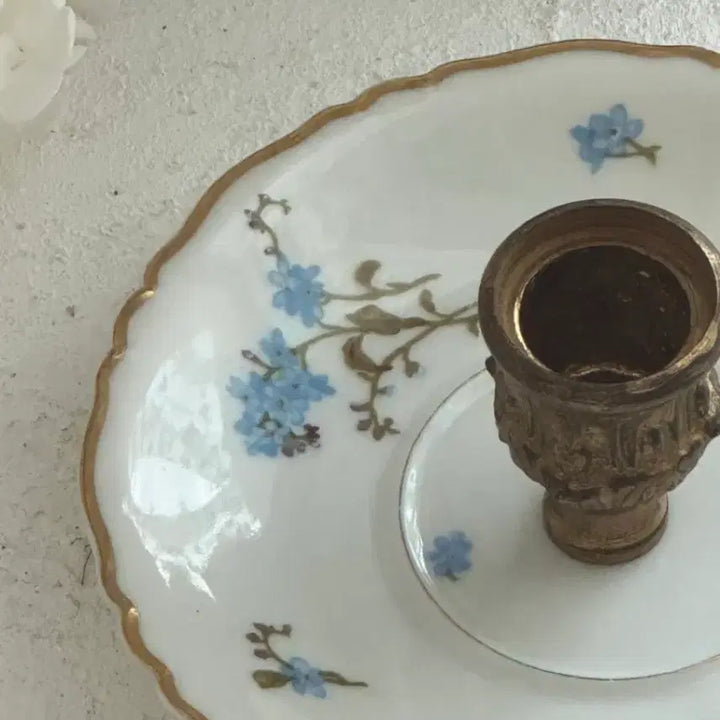 [BUNJANG] Vintage French Haviland Limoges Porcelain Candle Holder / 빈티지) 프랑스 하빌랜드 리모주 캔들 홀더