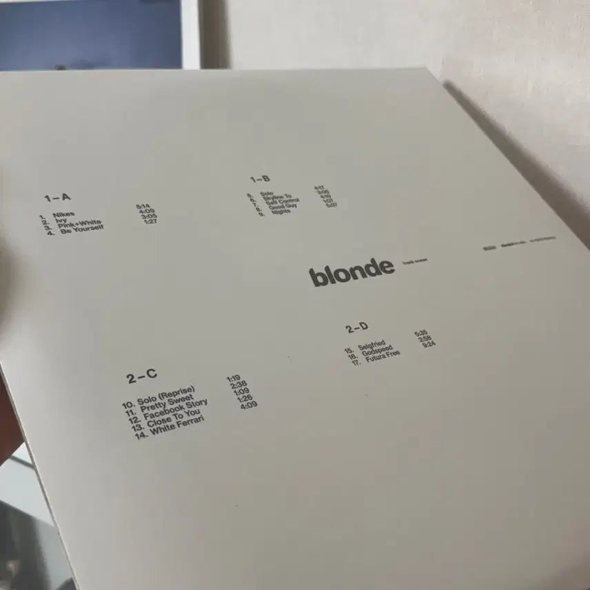 [BUNJANG] Frank Ocean Blonde LP (Sealed) / 오늘까지 직거래시 2만원 할인) 미개봉 프랭크 오션 블론드 LP
