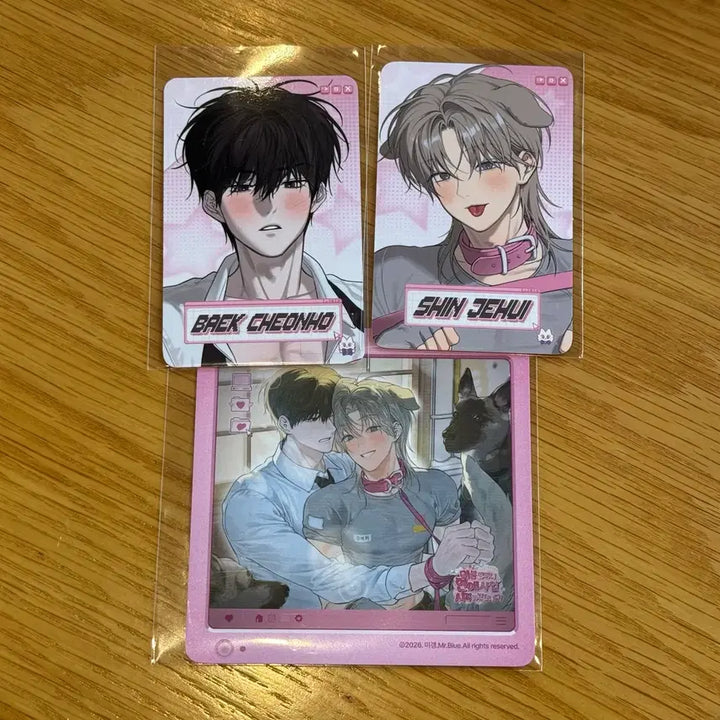 [BUNJANG] Mister Blue Lucky Draw Photocard &amp; Coaster Set / 미스터블루 미블컴퍼니 사용후반품불가 사반품 입장특전 포카 및 코스터