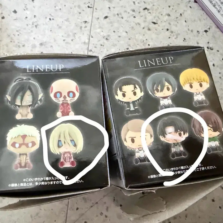 [BUNJANG] Attack on Titan Choco-Noko Figure Levi / 진격의거인 쿠지 제일복권 초코노코 피규어 리바이