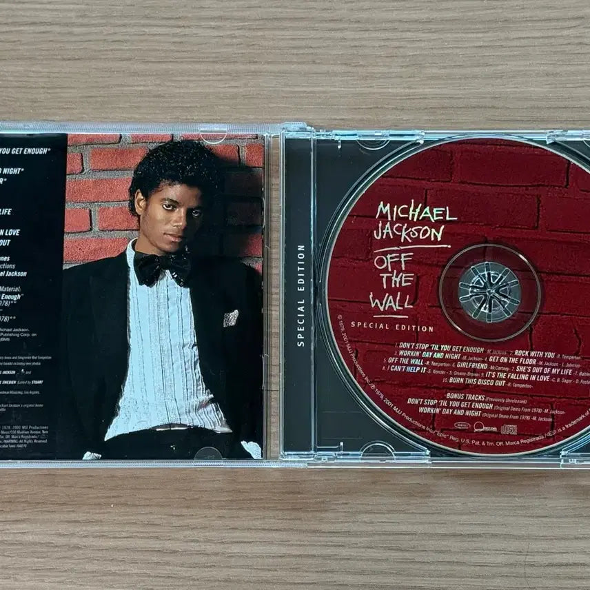 [BUNJANG] Michael Jackson Off The Wall 2001 Special Edition CD / 마이클 잭슨 Off The Wall 2001 Special Edition