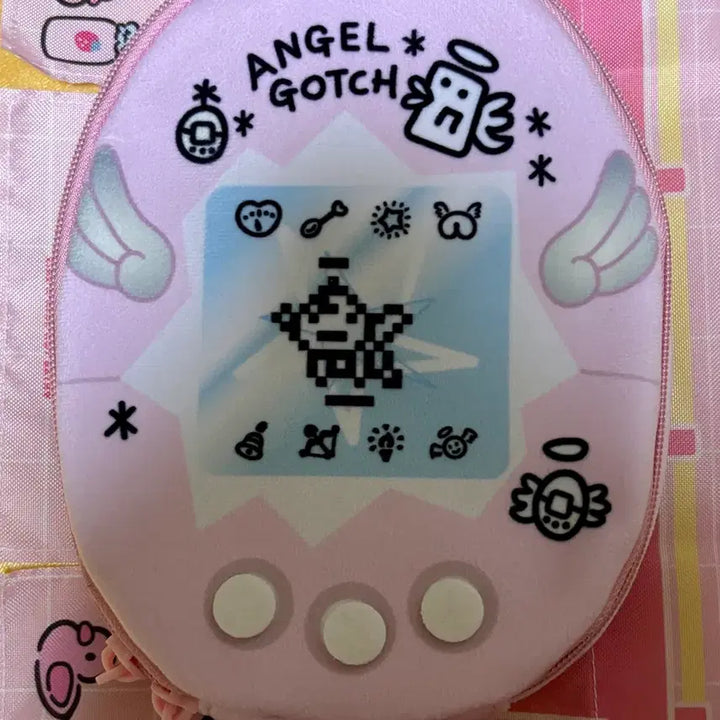 [BUNJANG] Tamagotchi Ichiban Kuji C Prize Angelgotchi Pouch / 다마고치 제일복권 C상 엔젤고치 파우치