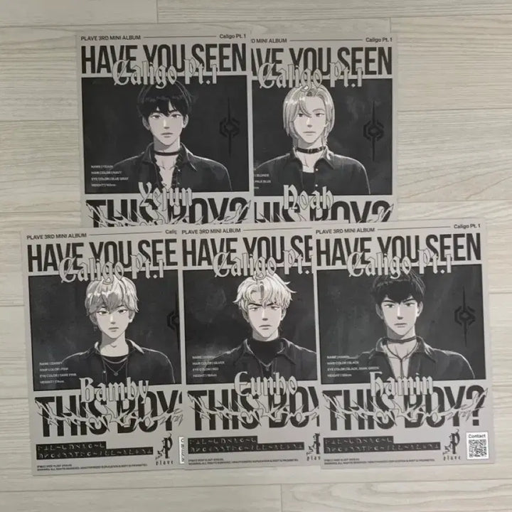 [BUNJANG] PLAVE Caligo Bundle Set Poster / 플레이브 칼리고 일틈 포스터 일괄
