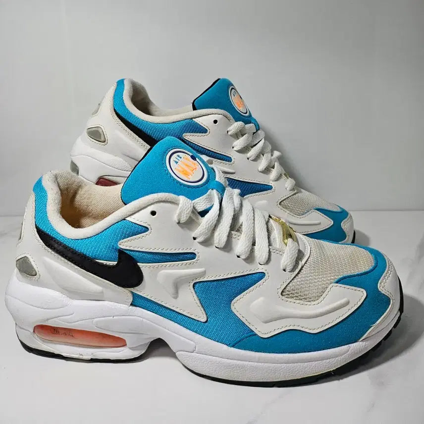 [BUNJANG] Nike Air Max 2 Light Lagoon Blue / 나이키 에어맥스2 라이트 라군블루 270