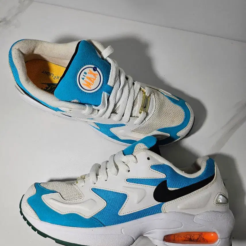 [BUNJANG] Nike Air Max 2 Light Lagoon Blue / 나이키 에어맥스2 라이트 라군블루 270