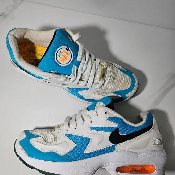 [BUNJANG] Nike Air Max 2 Light Lagoon Blue / 나이키 에어맥스2 라이트 라군블루 270