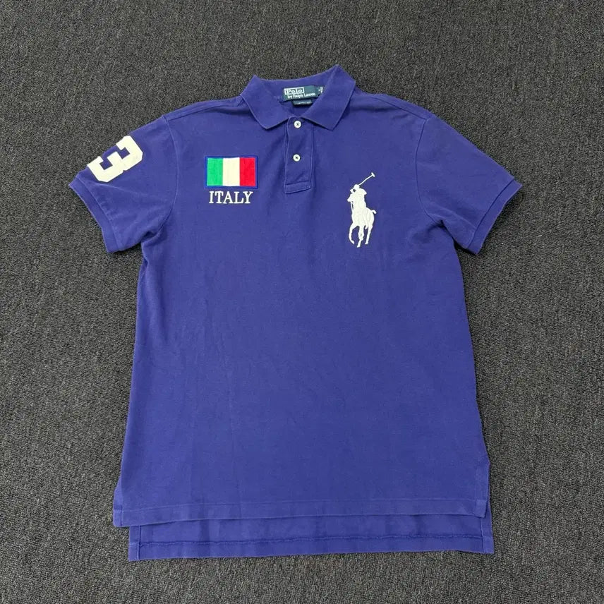 [BUNJANG] Polo Ralph Lauren Italy Big Pony Caravan T-Shirt / 폴로 랄프로렌 이탈리아 빅포니 PK 카라반팔티