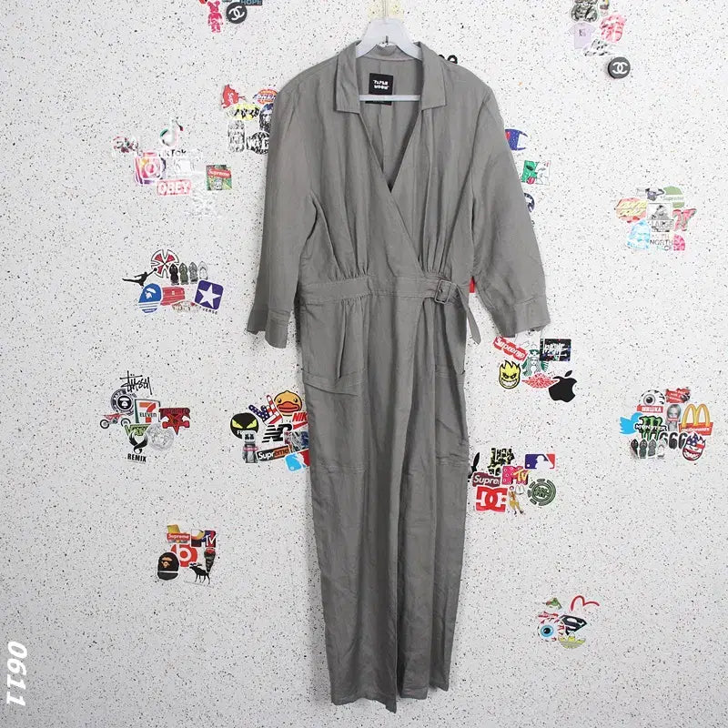 [BUNJANG] Paper Moon Wrap Style Dress / 여성66/ 페이퍼문 랩스타일 원피스 고급보세 21-19