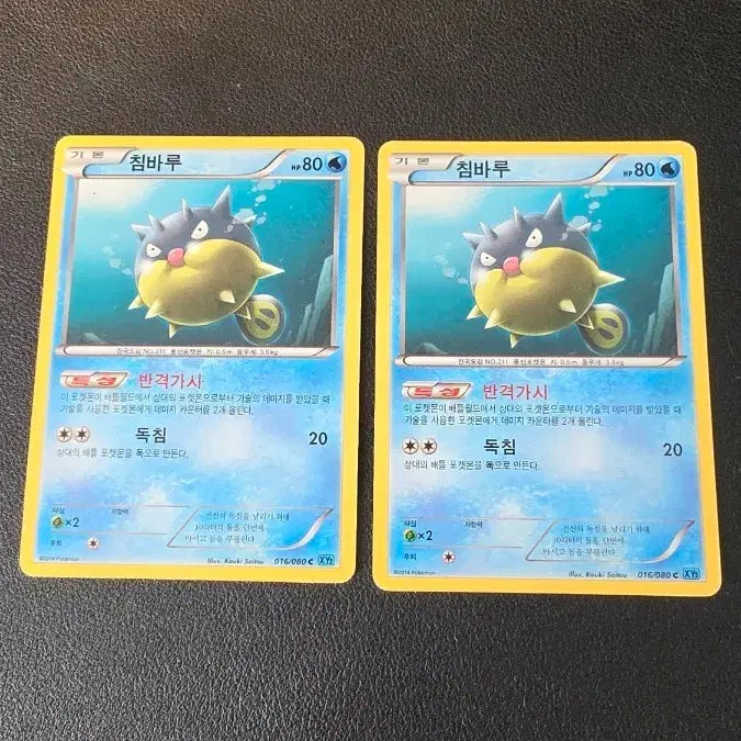 [BUNJANG] Pokemon Card - Numel / 포켓몬 카드 침바루 xy2 016