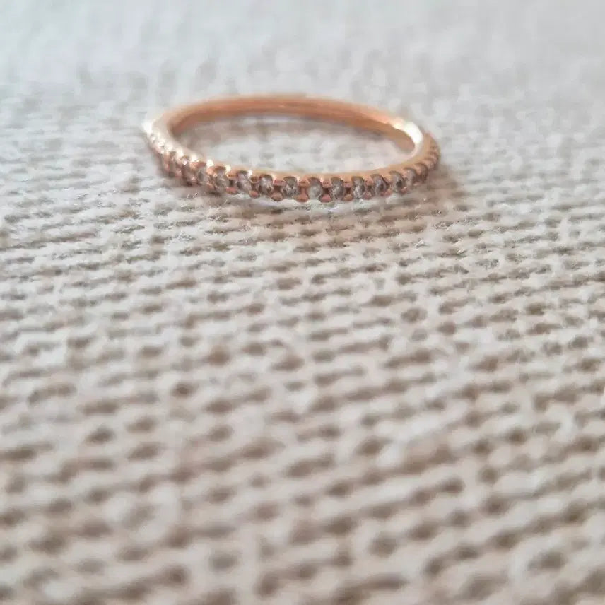 [BUNJANG] 18K Natural Diamond Guard Ring Size 11 / 18k 천연 다이아몬드 가드링 11호