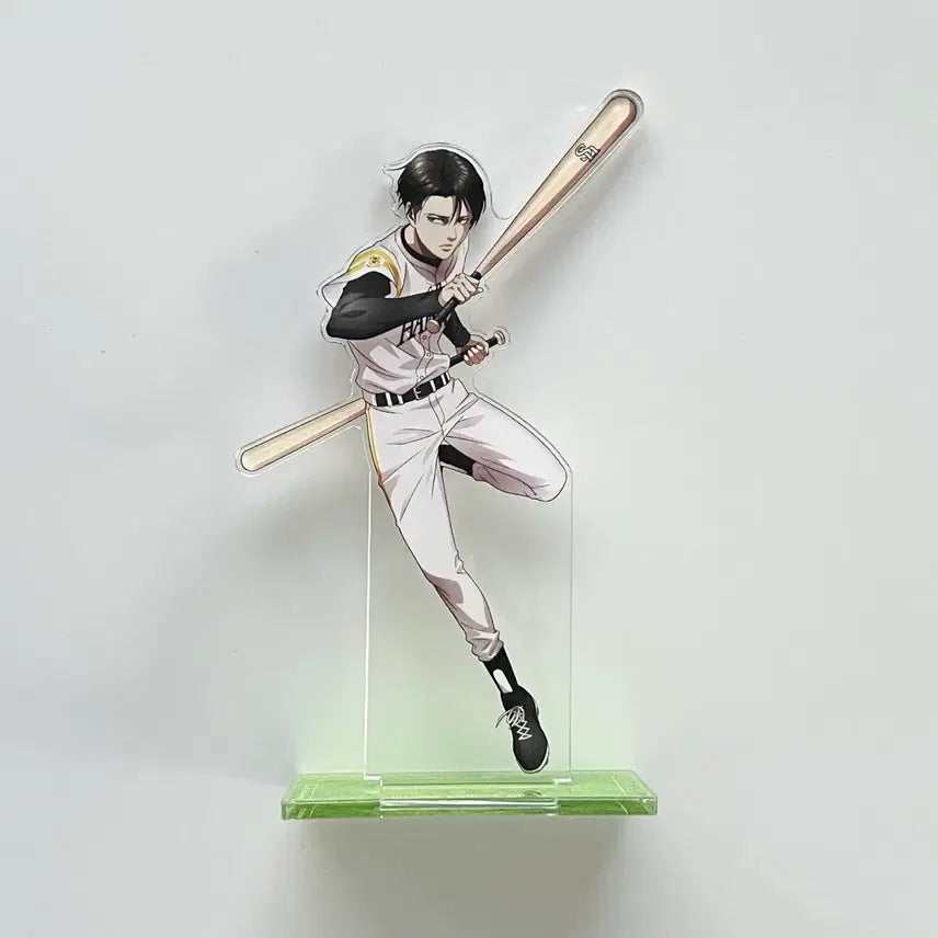 [BUNJANG] Attack on Titan Levi Softbank Baseball Acrylic Stand / 진격의 거인 진격거 리바이 소프트뱅크 야구 아크릴