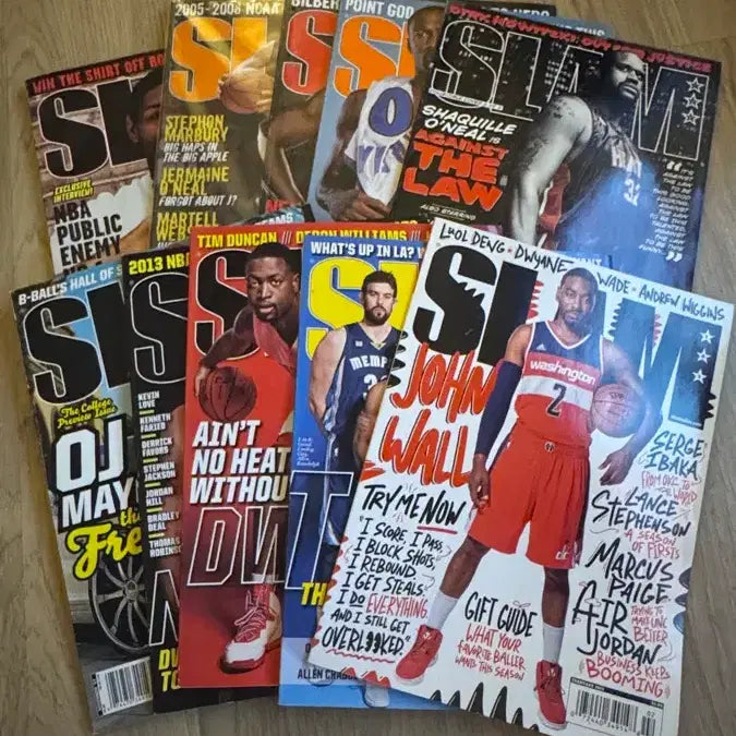 [BUNJANG] SLAM Basketball Magazine Collection Bundle Set / SLAM 농구 잡지 모음 일괄