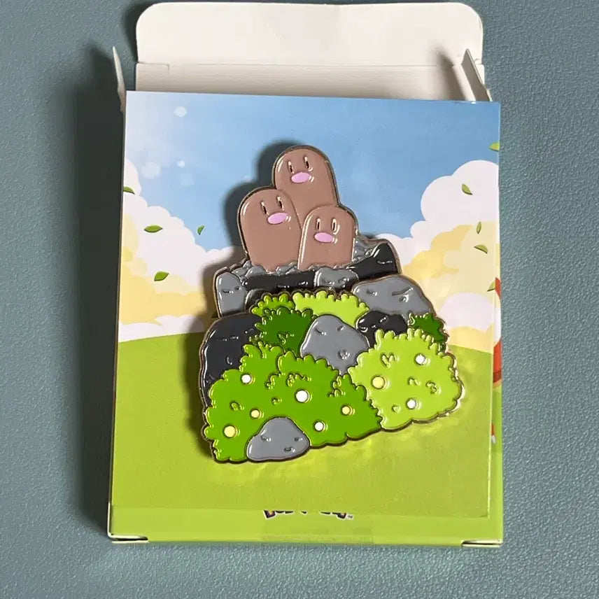 [BUNJANG] Isaac Toast Diglett Pokémon Badge / 이삭토스트 포켓몬 뱃지 - 닥트리오