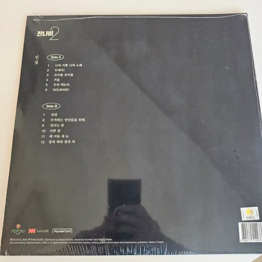 [BUNJANG] Jannabi 2nd Album Legend LP Czech Edition Yellow Vinyl / 잔나비 2집 전설 LP 체코반 옐로우 Yellow