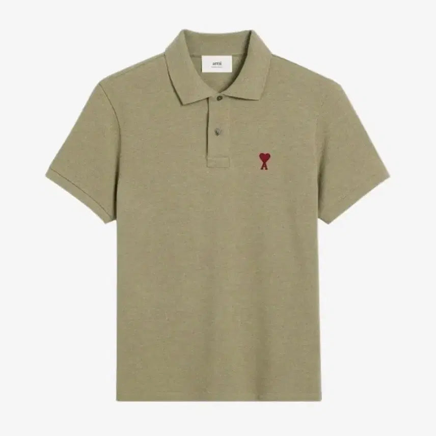 [BUNJANG] Ami Small Logo Polo Shirt / (새상품) 아미 스몰 로고 카라티