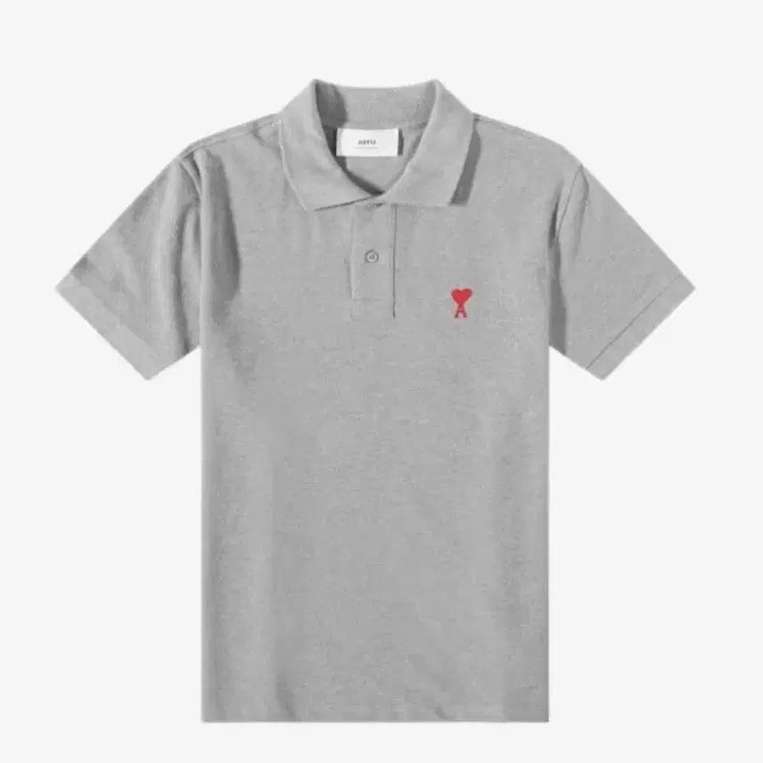 [BUNJANG] Ami Small Logo Polo Shirt / (새상품) 아미 스몰 로고 카라티