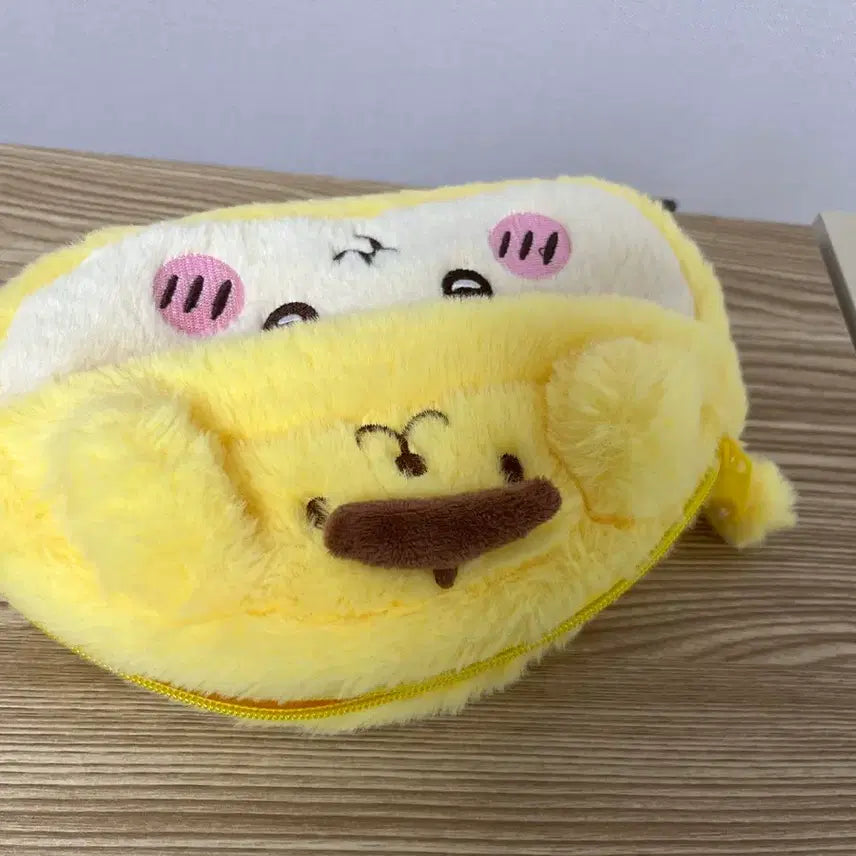 [BUNJANG] Chiikawa x Pompompurin Collaboration Pouch / 치이카와 폼폼푸린 먼작귀 파우치