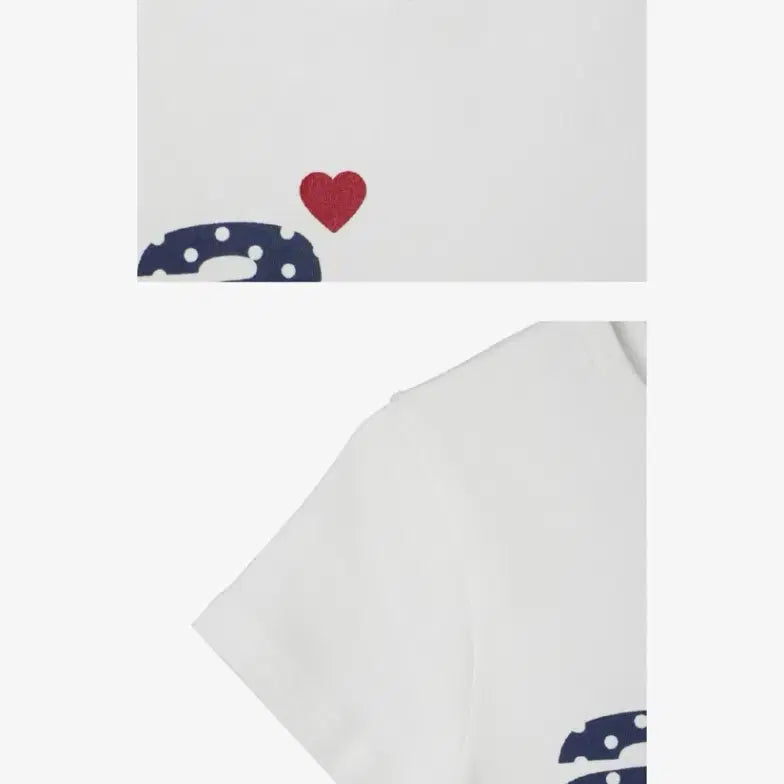 [BUNJANG] Aeae Dot Small Letter Tee White / aeae DOT SMALL LETTER TEE [WHITE]