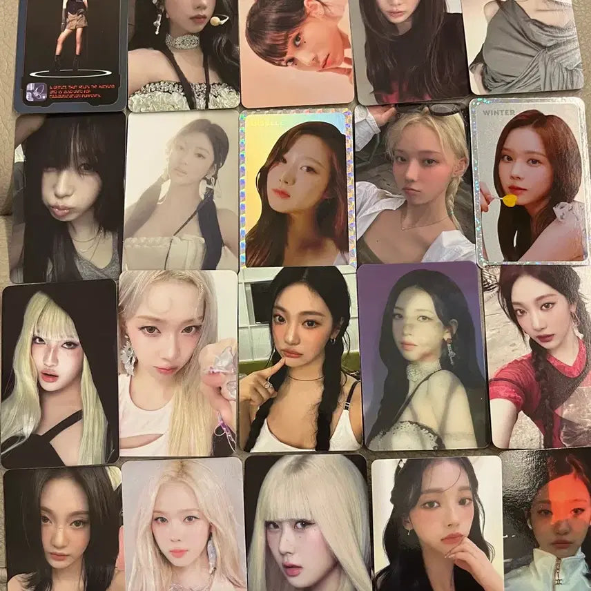 [BUNJANG] Aespa Bundle Set Photocard / [일괄 양도]에스파 포토카드 일괄 판매