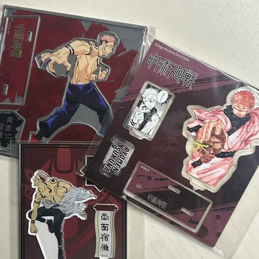[BUNJANG] Jujutsu Kaisen Sukuna Acrylic Standee Bundle Set / (일괄/반택포)주술회전 스쿠나 아크릴 스탠드
