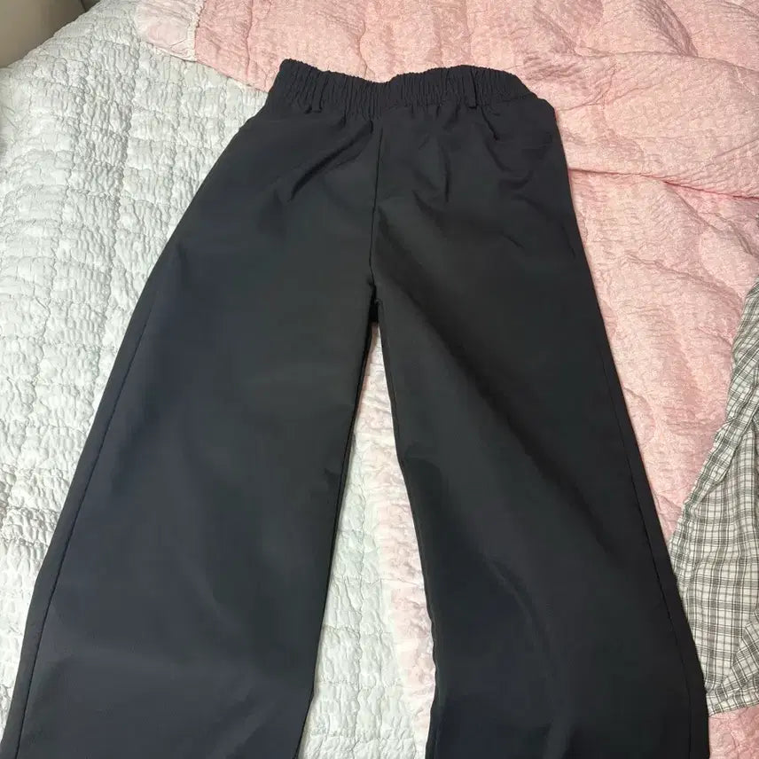 [BUNJANG] Black Wide Pants / 블랙 와이드 팬츠