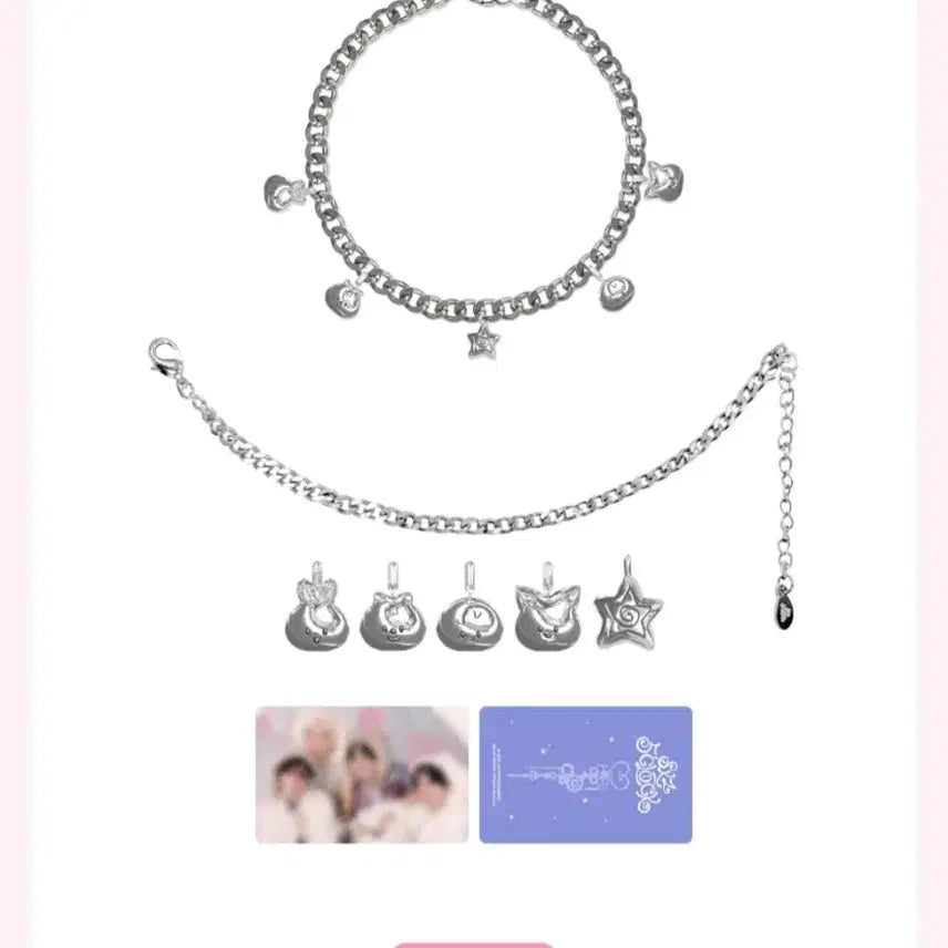 [BUNJANG] Stray Kids Custom Bracelet B / 스트레이키즈 커스텀 팔찌 B (새상품. 포카 X)