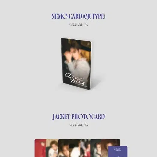 [BUNJANG] Park Jihoon Mini Album Vol. 7 BLANK OR BLACK Nemo Album / 박지훈 7집BLANK OF BLACK 네모앨범