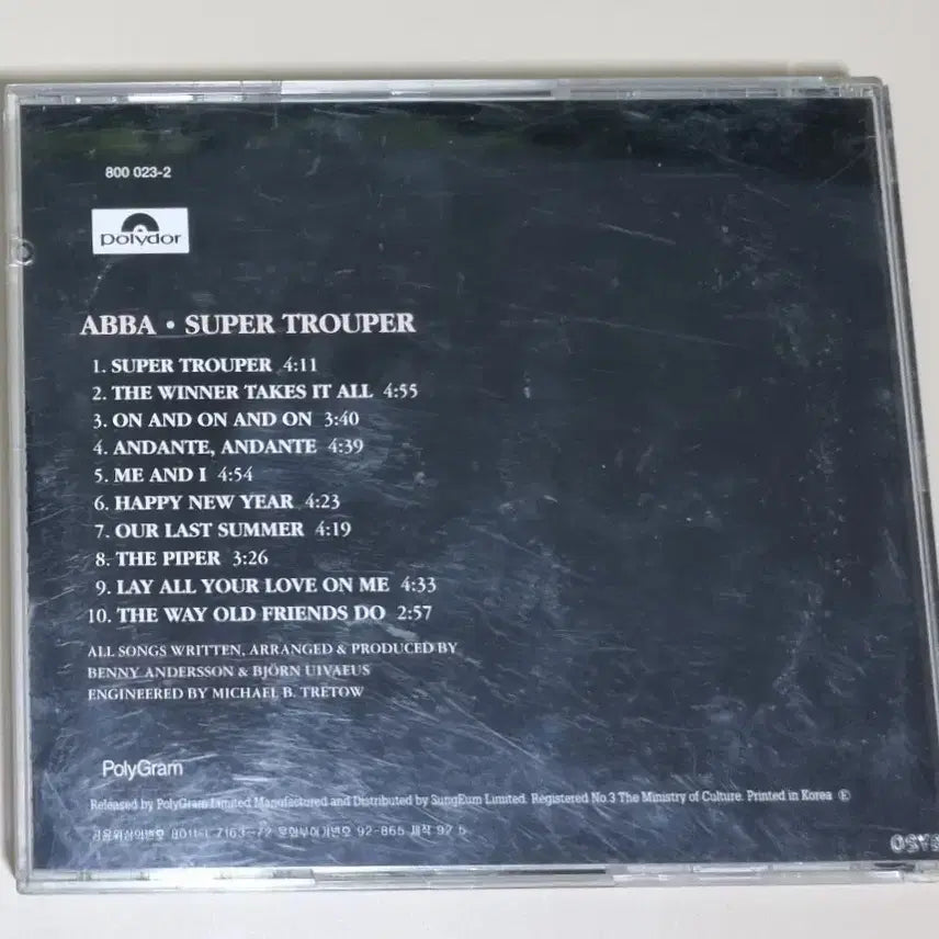 [BUNJANG] ABBA Super Trouper 7th Album (Unsealed CD) / 아바 ABBA 7집 Super Trouper (개봉 CD)