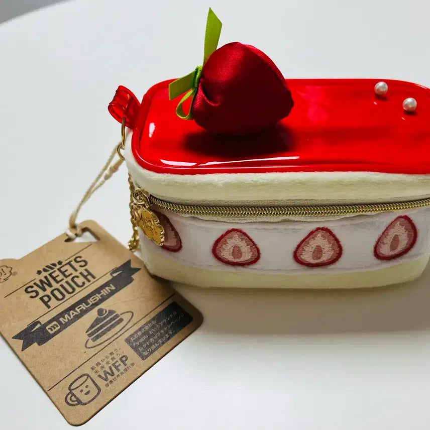 [BUNJANG] Marushin Yup Strawberry Cake Pouch / 새상품) 마루신 Yup 딸기 딸기케이크 파우치