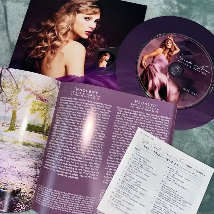 [BUNJANG] Taylor Swift Speak Now 7-Inch Vinyl / 테일러 스위프트 Speak now 7인치 시디 CD