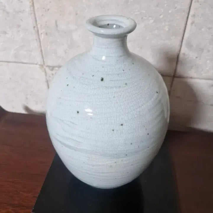 [BUNJANG] Vintage Bamboo Pattern Ceramic Vase / 대나무 무늬 빈티지 도자기