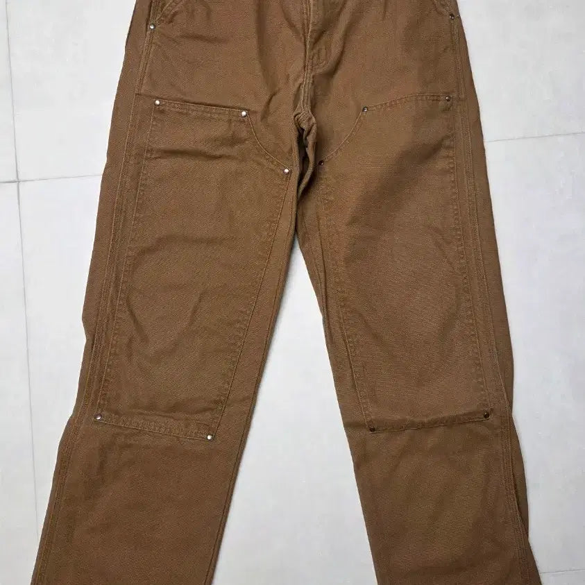 [BUNJANG] Dickies Stonewashed Duck Canvas Double Knee Work Pants Brown 32 / 디키즈 스톤워시드 덕캔버스 더블니 워크팬츠 브라운 32