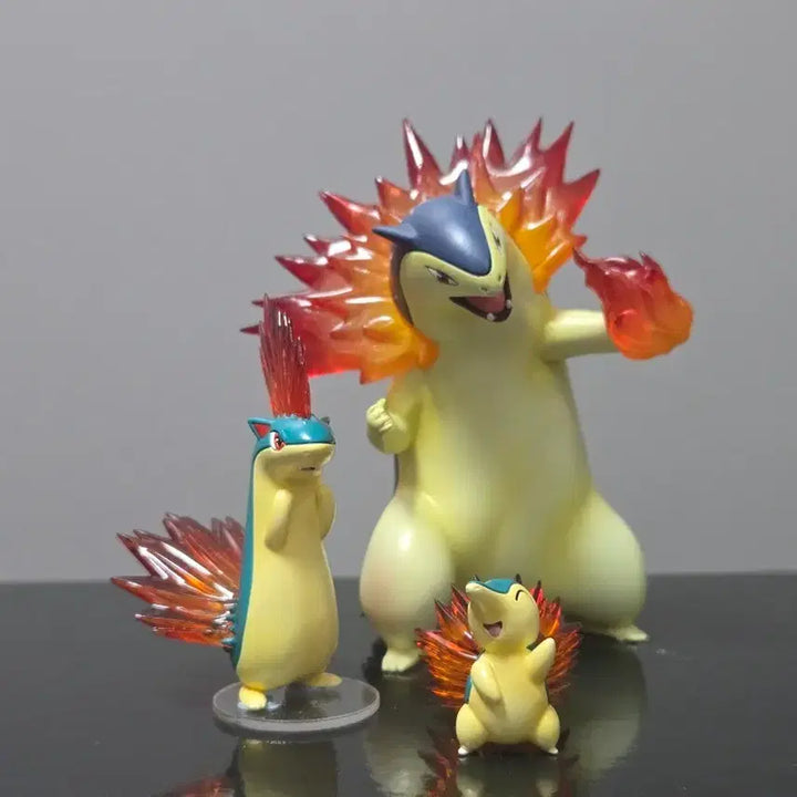 [BUNJANG] T1 Studio Magmar &amp; Charmeleon Evolution Set / 블레이범 진화트리. 포켓몬 스케일월드