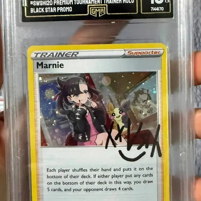 [BUNJANG] Mari Signed Promo Card GEM MT 10 (PSA 357) / 이번주최저가(PSA pop 357)싸인 마리 프로모 카드 GEM MIT 10