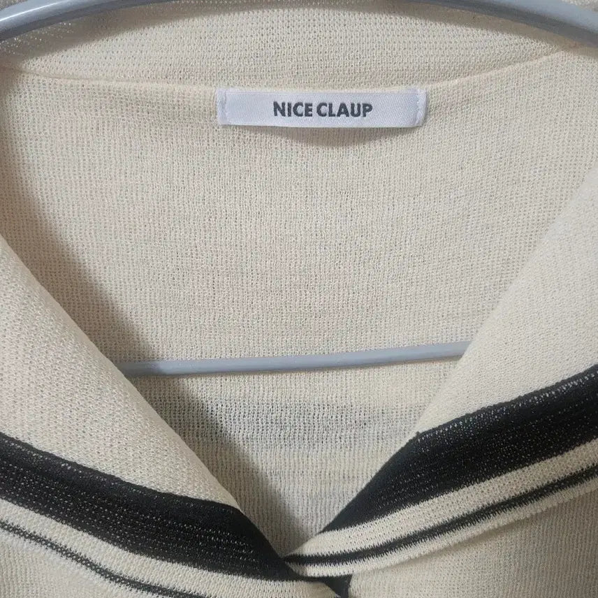 [BUNJANG] Nice Claup Sailor Collar Knit Ivory / 나이스클랍 세일러 카라 니트 아이보리
