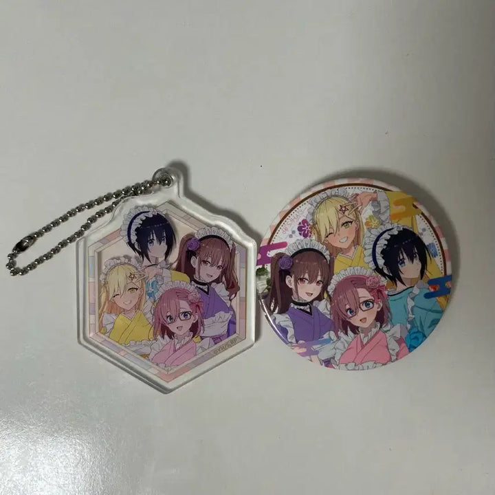 [BUNJANG] 2.5D Temptation Can Badge &amp; Keyring Bundle Set / 2.5차원의 유혹 캔뱃지,키링 일괄