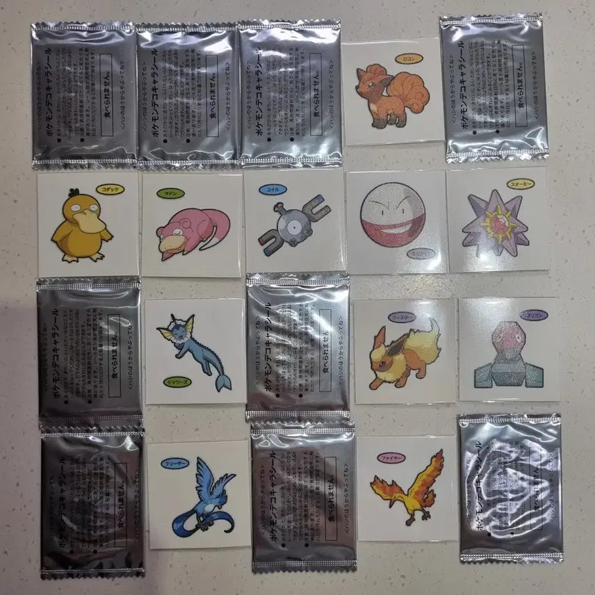 [BUNJANG] Pokemon Japanese Seal Series 217 Complete Set / 포켓몬 일본씰 217탄 전종 판매