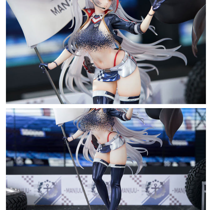 [BUNJANG] APEX Azur Lane Prinz Eugen Final Lap Ver. 1/7 Scale Figure / [미개봉] 벽람항로 프린츠 오이겐 파이널 랩 ver 피규어 - APEX
