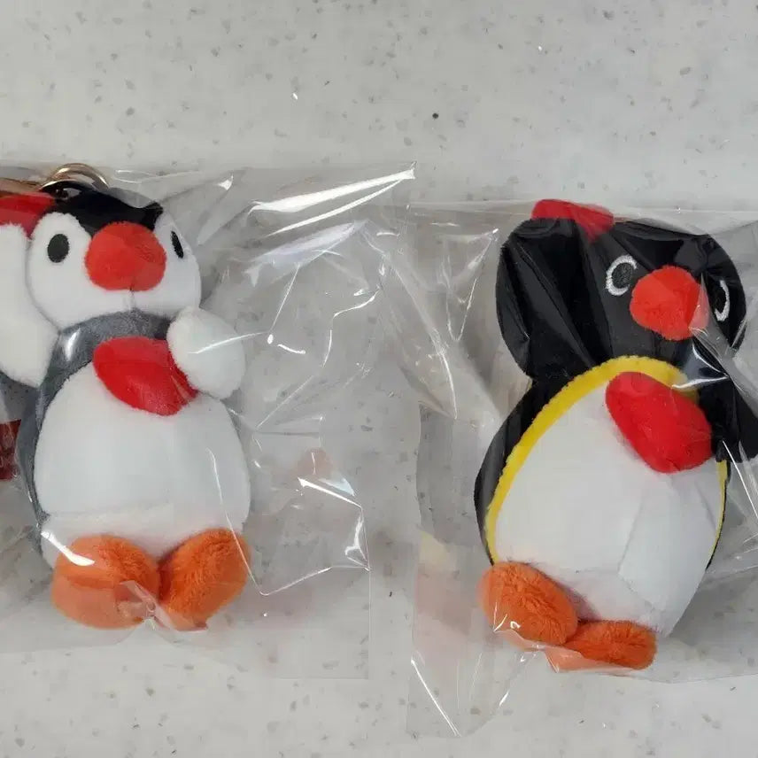 [BUNJANG] Pingu Pingo Heart Doll Keyring Bundle Set / 핑구 핑가 하트 인형 키링