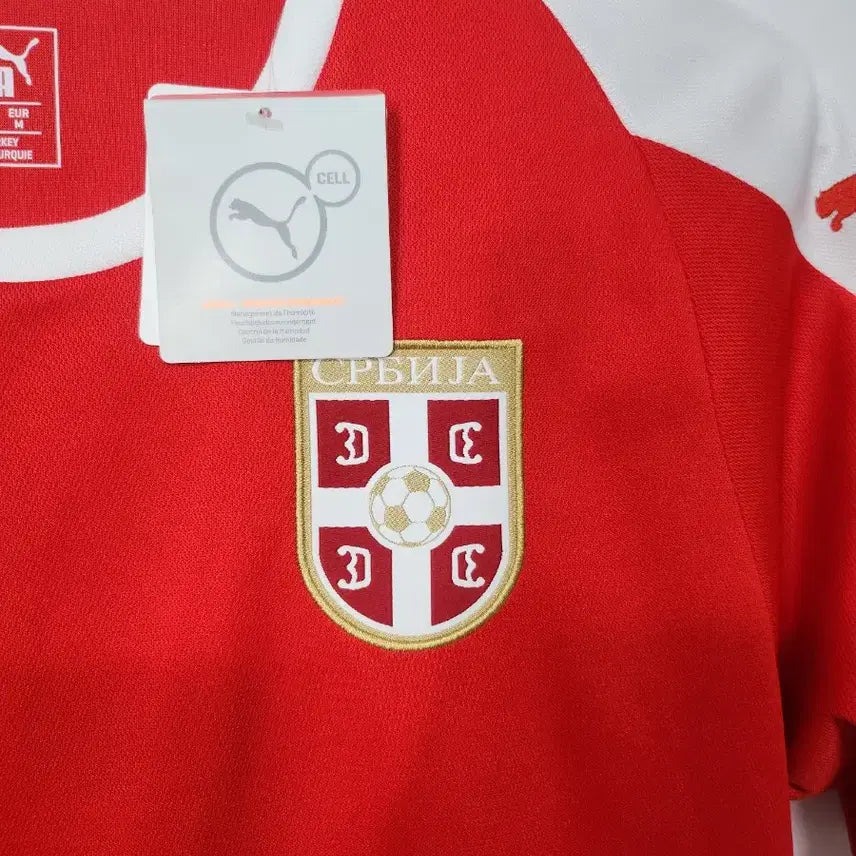 [BUNJANG] Puma 2018 Serbia Home Football Jersey M / 푸마 2018 세르비아 홈 노마킹 축구유니폼 95 M 새제품