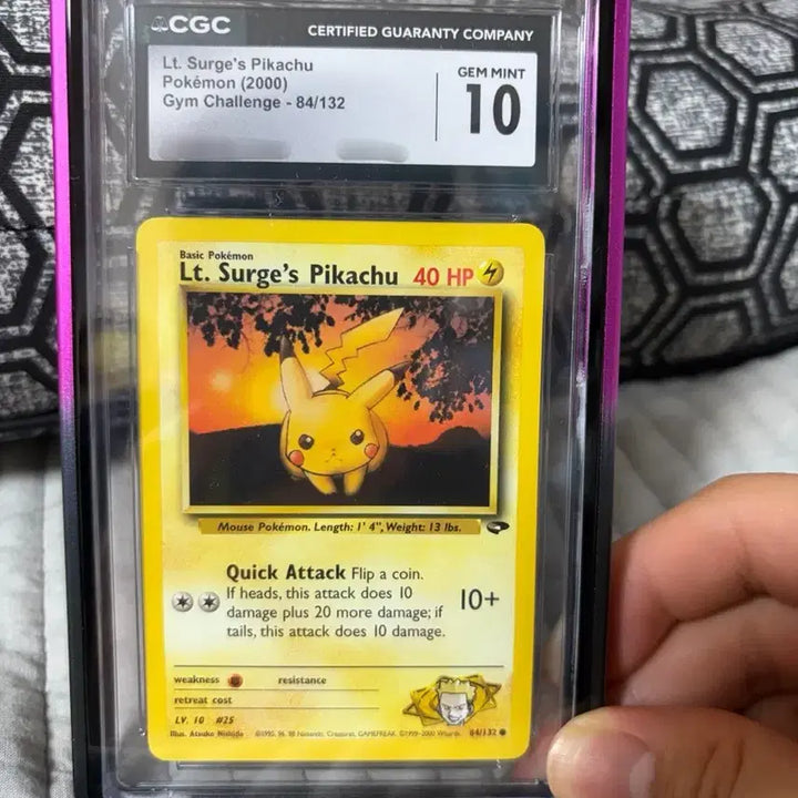 [BUNJANG] 2000 Pikachu CGC 10 Graded Card / CGC 10 2000년 피카츄