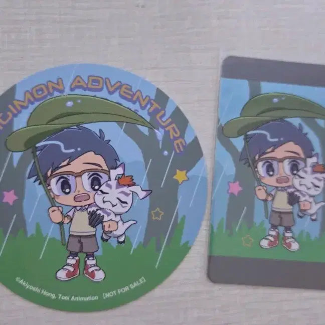 [BUNJANG] Digimon Animate Collaboration Cafe Paper Coaster Korea Exclusive Seoky / 디지몬 애니메이트 콜라보 카페 종이코스터 한국특전 석이