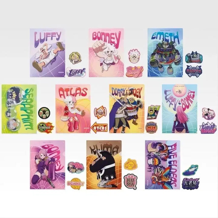 [BUNJANG] One Piece Ichiban Kuji Clear File Set (7 Types, Sealed) / 원피스 제일복권 클리어파일 7종 미개봉