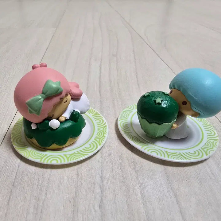 [BUNJANG] Takara Sanrio Little Twin Stars Matcha Figure Bundle Set / 타카라 산리오 말차 리틀트윈스타 (일괄)